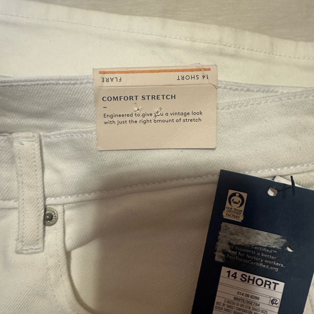 Target Women's White Flare Jeans - Picture 3 of 3
